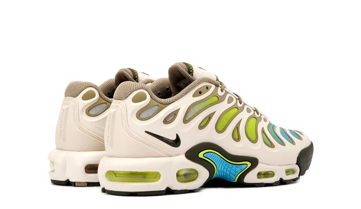 NIKE AIR MAX PLUS DRIFT BEIGE GREEN BLUE
