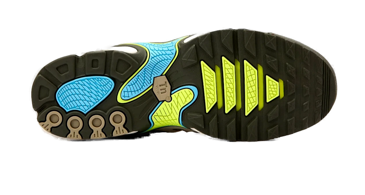 NIKE AIR MAX PLUS DRIFT BEIGE GREEN BLUE