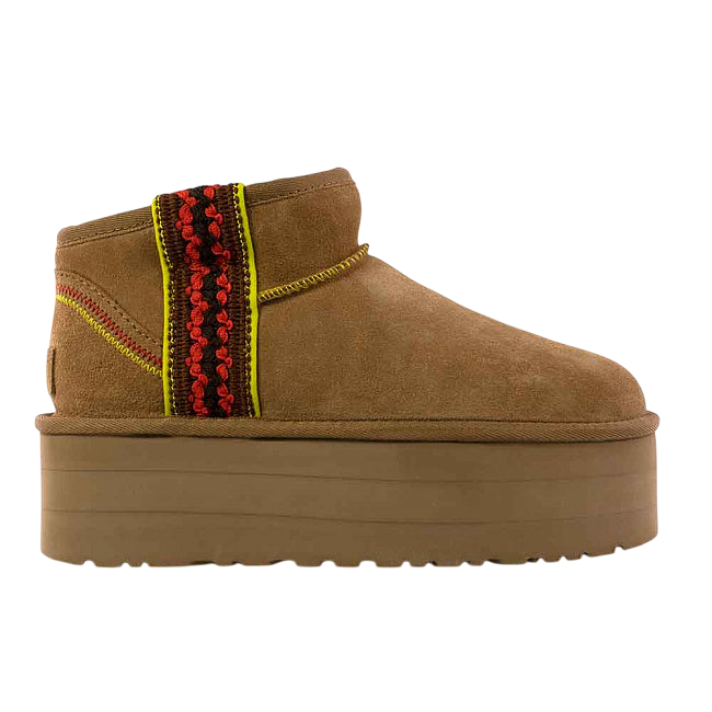 Ugg classic ultra mini braid platform