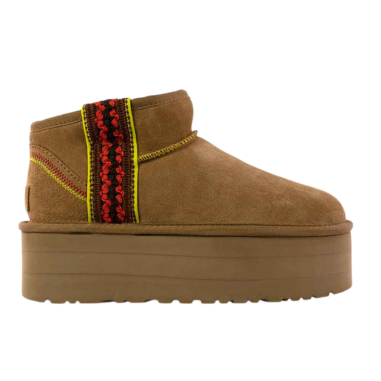 Ugg classic ultra mini braid platform