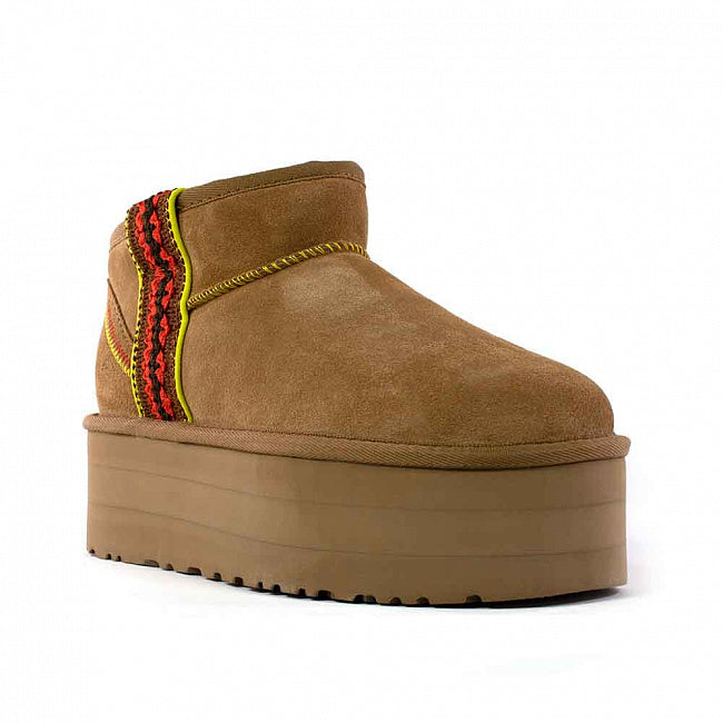Ugg classic ultra mini braid platform
